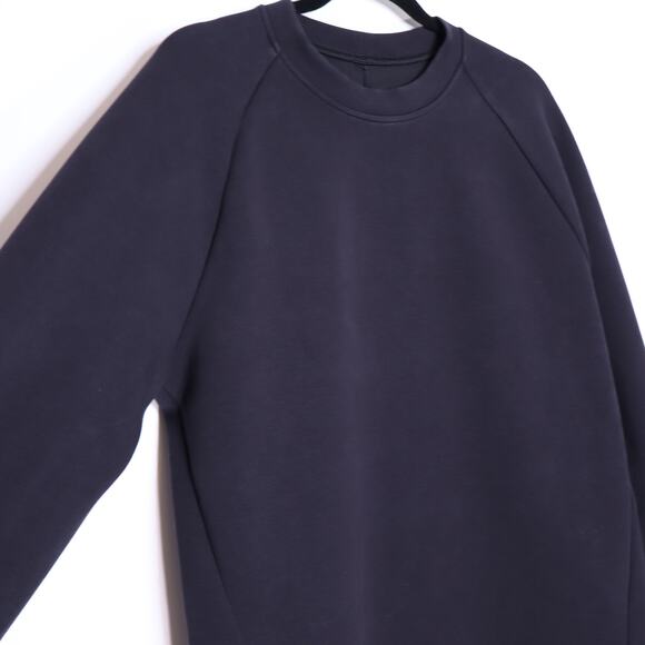 LULULEMON Perfectly Oversized Crew Neck Sweatshirt Black Athleisure Women's 4 - Picture 6 of 9